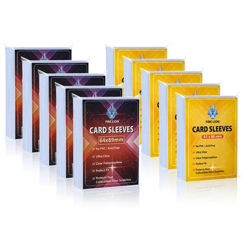 Perfect fit inner card sleeves 100 pack for double sleeving Pokemon MTG