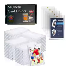Magnetic 35pt card holder one-touch style for trading cards