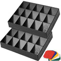 Card sorting tray with multiple compartments for TCG cards